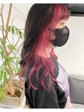 ザ オーダー(THE ORDER) ピンクレッドのインナーカラー