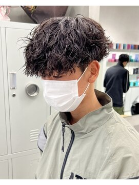 フィフス 名駅(fifth) ツイストスパイラルマッシュツーブロック/ツイストパーマ/メンズ