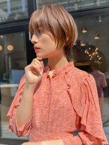 ロンド エスポワール 錦糸町(Lond espoir)&nbsp;斜めバングデザインカラーシルキーベージュ【錦糸町/ショート】