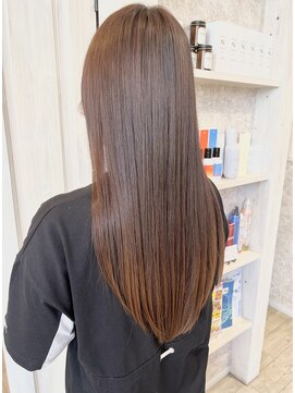 キャアリー(Caary) 福山Caary艶髪モテロング酸熱ストレート髪質改善トリートメント