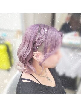 ヘアーメイク ティアラ(Hair make Tiara) 金箔アレンジ