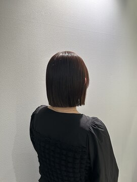 ファム 楽々園店(femme) 切りっぱなしボブ