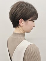 ノウル 中野(NoWL)&nbsp;ボブショート中野グレージュハイライトケアブリーチイルミナ