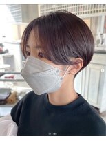 アトリエ エス atelier es HAIRDESIGN&nbsp;ハンサムショート/センターパート/ショートヘア/大人可愛い/小顔