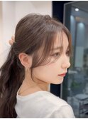 顔周りカット/小顔カット/前髪カット/韓国［薬院］