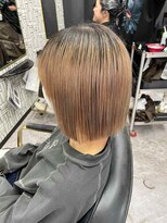 アローズ 久留米店(arose)&nbsp;大人可愛い透明感立体感グレージュ×エアストレート