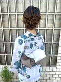 浴衣着付け+ヘアセット