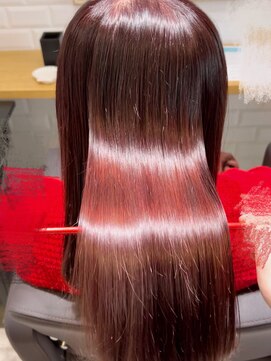 カーラ(Cara) ピンクブラウン × ダメージレス艶カラー