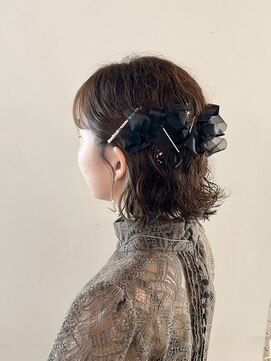 オアズヘアービィグラッド(ORe'S HAIR BE GLaD) お呼ばれヘアセット【新潟/ボブ/パーマ】