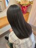 【大人気の艶髪を体験】髪質改善Trストレート+スパ ￥25300→￥22000