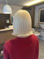 シロ(siro) ムラシャン仕上げのブロンドスタイル