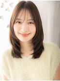 姫カットレイヤー透け感エアストレートTc3志木20代30代40代