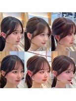 コア 銀座(COA)&nbsp;前髪顔まわり似合わせ薄め顔まわりサイドバング小顔ヘア