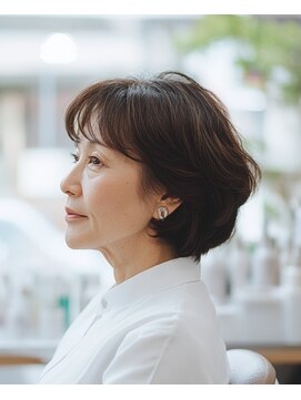 ラクレール 五香 うる艶サラサラショート【松戸#五香#白髪染め#カラー#髪質改善】