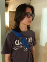 ノラジャーニー(NORA Journey)&nbsp;メンズボブウルフメンズミディアムレイヤーカットメンズウルフ