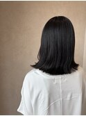 ギリギリ結べる顔周りレイヤーボブ