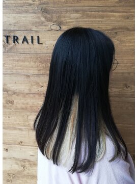 トレイル(TRAIL) インナーカラー、ロングスタイル