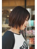 ミューズ バイ ケンジ(MUSE by KENJE)&nbsp;外はねボブレッドカラーショート平塚