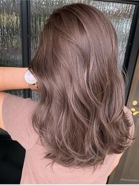 サルファ ヘアデザイン 名古屋 丸の内(S.ALPHA HAIR DESIGN) 大人シアーベージュミニウルフボブミディアムレイヤー