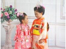 【七五三】洋髪にするか新日本髪にするかで金額が異なります。