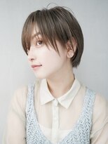 ギークス(GEEKS) 【GEEKS渋谷】冬ヘア/グレージュ/小顔/クールショート/襟足短め