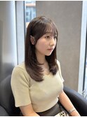 暗めカラー/レイヤーカット/縮毛矯正/髪質改善/銀座