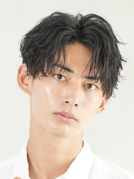 フィフス 渋谷(fifth) センターパート骨格矯正カットルーズパーマシャドウパーマ渋谷