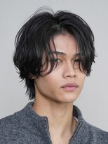 レタッチバイフィフス(RETOUCH by fifth) 原宿ニュアンスパーマ毛流れヘアセンターパート大人ビジネスヘア