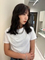 ブローチ(brooch)&nbsp;ダークグレー　シングルカラー