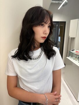 ブローチ(brooch) ダークグレー シングルカラー