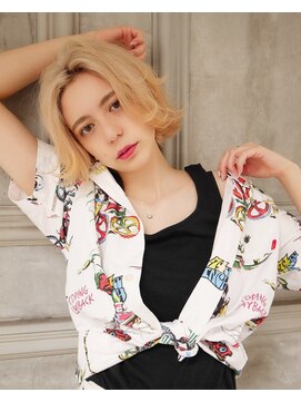 salon de MiLK 札幌大通店【サロン ド ミルク】 ブロンドボブ！