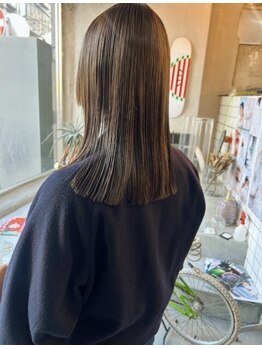 ソース(source)の写真/髪質に合わせたストレートパーマ！縮毛矯正で、トレンドに合わせて理想のスタイルを叶えます!!