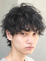 フィフス 大分(fifth)&nbsp;大分シャドウパーマメンズカットラウンドマッシュツーブロック