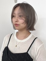カルテ(QUARTE)&nbsp;パープルグレージュ　レイヤーボブ