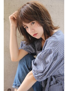 ヘアーアンドメイク シーク 吉祥寺(HAIR&MAKE SeeK) 『無造作レイヤー』×『アディクシーオリーブグレー』