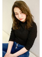 [GRAND LINE 若宮宣弘] セクシー波巻きロング　大人ミディアム