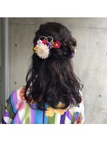 アピッシュ ギンザ(apish ginza)&nbsp;tomoヘア＊袴、卒業式似合わせヘアアレンジ