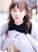 ミルフィーユカラー　ブランジュ大人ミディ　アレンジ