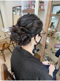 ロングシニヨンアレンジ　【ヘアセット/立川/八王子/立川南】