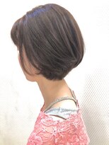 クオリス 上福岡店(QUALIS)&nbsp;ひし形シルエット/小顔ショートボブ/ベージュ系艶カラー20代30代