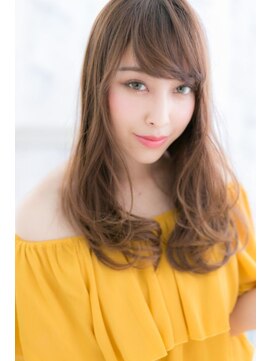 ミック ヘアアンドメイク アップ 駒込店(miq Hair&Make up) 映える！リラクシー＆フリンジウェーブグラマラスロング