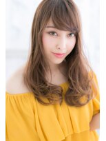 ミック ヘアアンドメイク アップ 駒込店(miq Hair&Make up) 映える!リラクシー&フリンジウェーブグラマラスロング