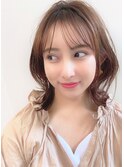 【HONEY渋谷】薄め前髪でこなれボブ