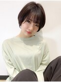 大人可愛い ナチュラルショートボブ☆