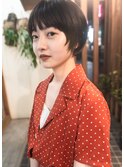 《e's中目黒/代官山美容室》小顔見せ◎ヘルシーマッシュボブ