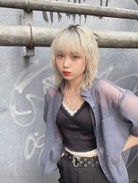 リアイス(Re:ICE)&nbsp;ミニウルフ/くすみブルー/流れるレイヤー/インナーハイライト