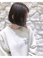 モアナ バイ ヘッドライト 沖縄東崎店(Moana by HEADLIGHT)&nbsp;Moana【東崎】#前下がりボブ#耳掛け#髪質改善ストレート