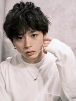 エムスラッシュ ソル センター南(M.SLASH SOL)&nbsp;M.SLASH SOLセンター南/ニュアンスパーマ/ショートマッシュ/黒髪