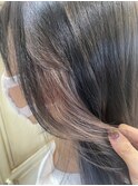 earring color × ミルクティーカラー