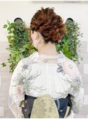 浴衣シニヨンヘアアレンジ【ヘアセット/エクステ/ヘアアレンジ】